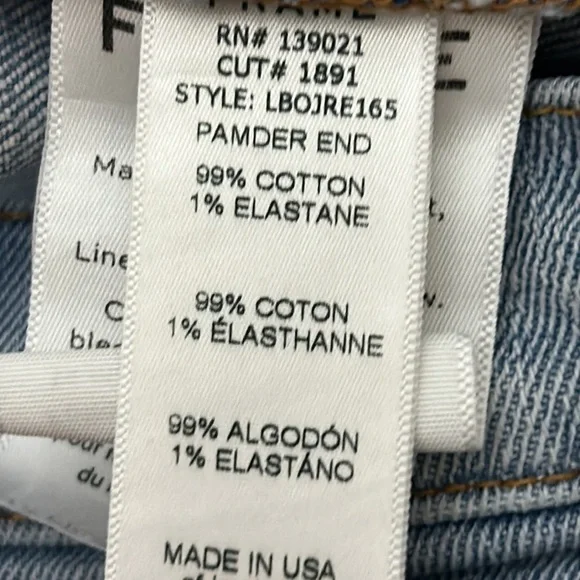 Frame Le Boy in Pamder End Jeans Size 26